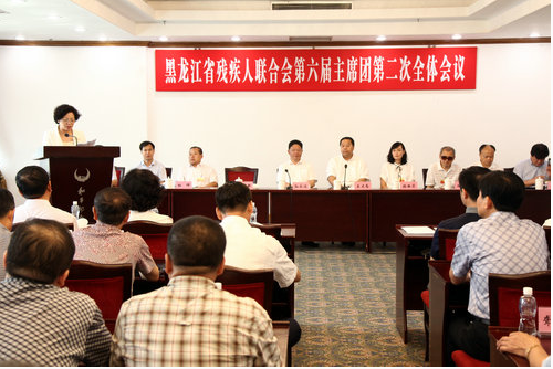 残联理事长表态发言